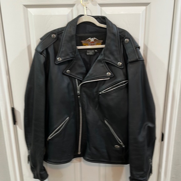 Harley-Davidson leather jacket. Black XXL - Picture 1 of 9